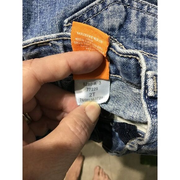 Sonoma 2T Adjustable Waist Flare Leg Jeans Cotton Denim - Picture 9 of 10